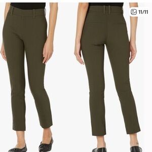 Vince High-Waist Cigarette Pant Women's Dark Pine Green